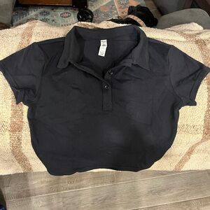 ALO Yoga Black Crop Top